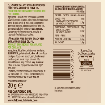 TARALLI GLUTEN FREE INFO